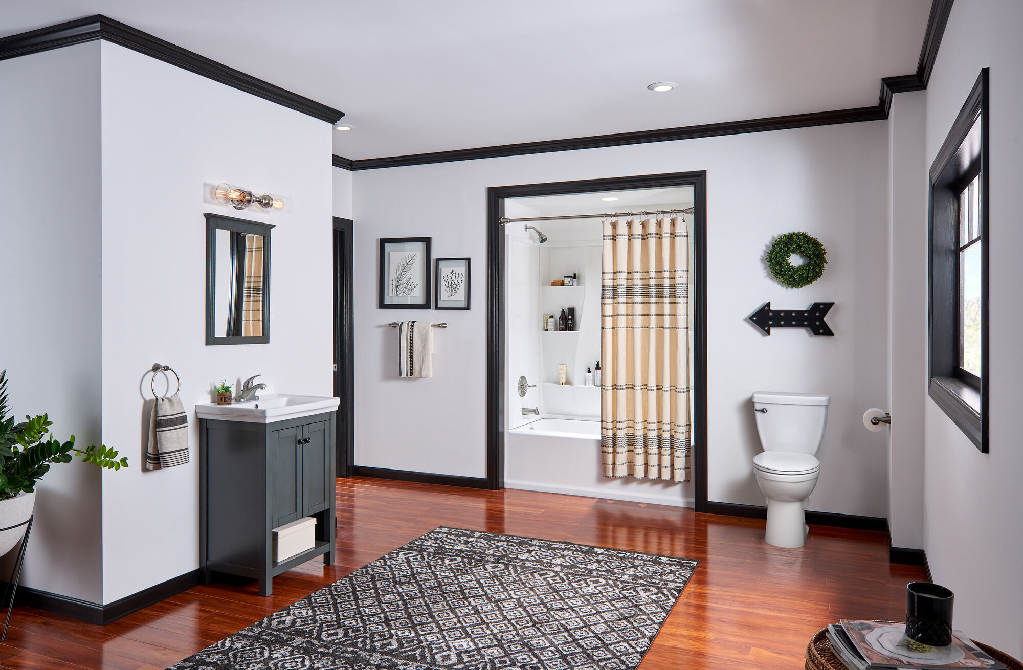 Настенный комплект для ванны 60 "x 32" Delta Faucet 40044 - Вид №21