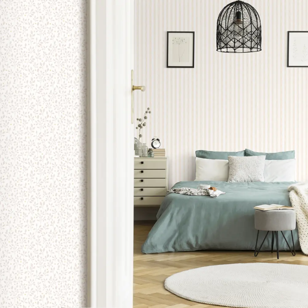 Обои флизелиновые Euro Decor Julie бежевые 1.06 м 7010-01 STLM-2064807 - Вид №4