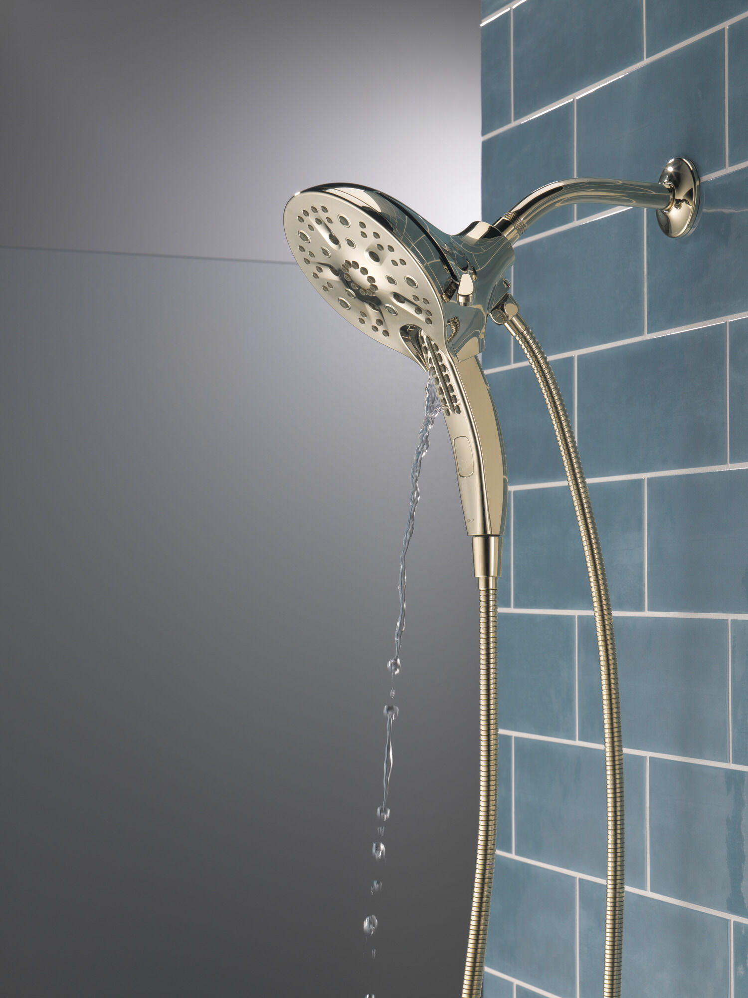 58620-PN25-PK In2ition® H2Okinetic® Душ два в одном с 5 настройками Delta Faucet Universal Showering Полированный никель  - Вид №16
