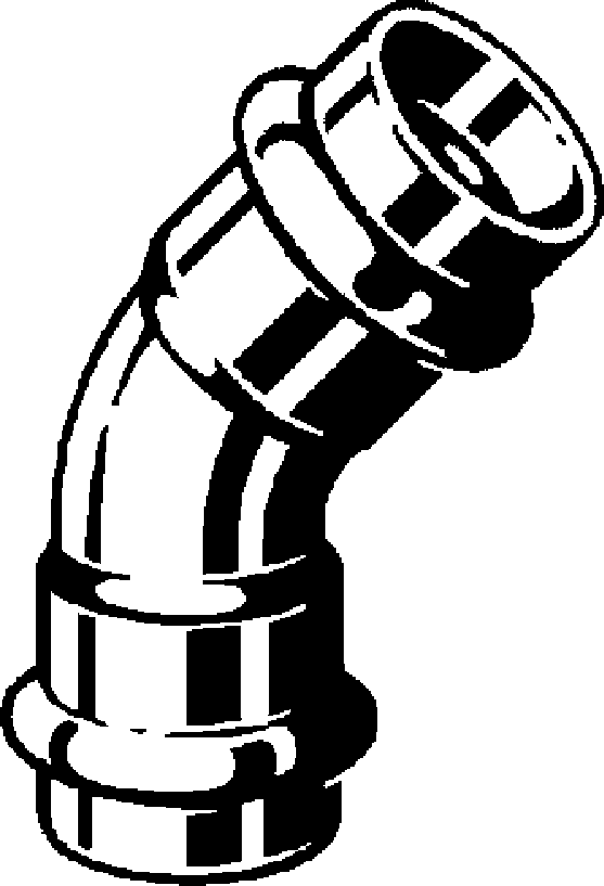 628 314 Модель 4526 Трубопроводные системы  Profipress S  Oтводы Santreyd  - Вид №1