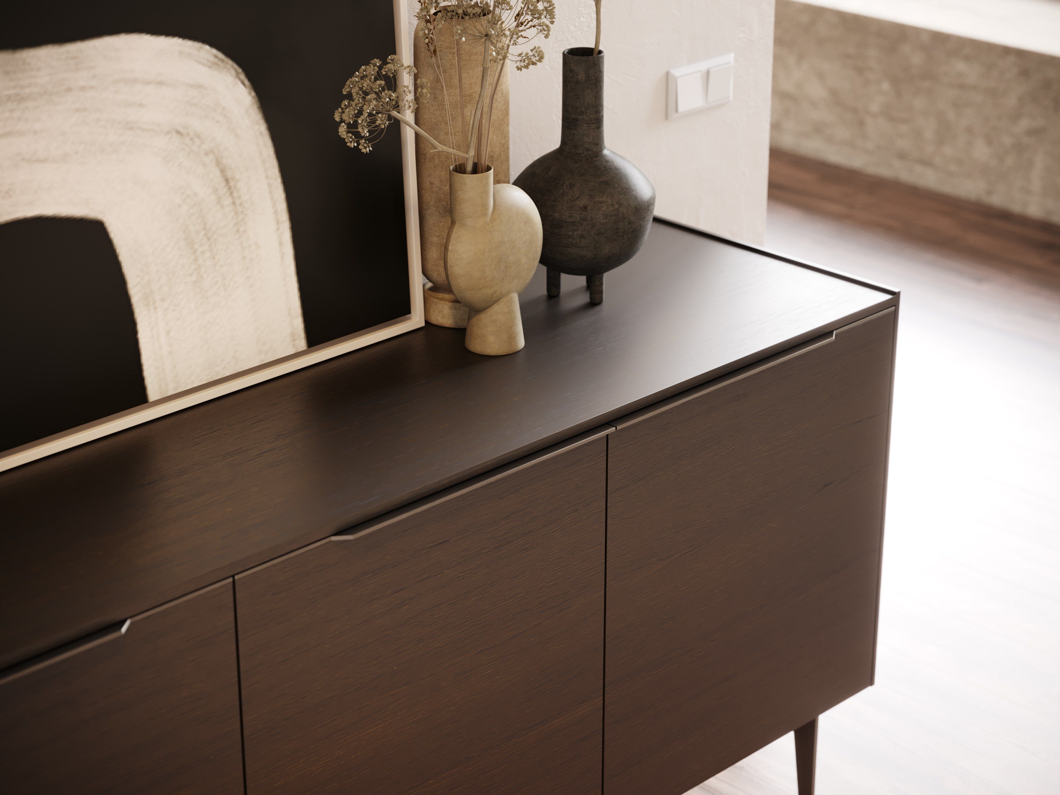 Шкаф из дуба с распашными дверями Stylish Club Landform ARCH-00065880 - Вид №7