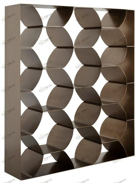 Tonin Casa Открытый стальной книжный шкаф Honey sun-id-1402789