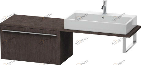 XL542407272 Шкафчик для компактной консоли X-Large #XL5424 800 x 478 мм Дуб брашированный, натуральный шпон Duravit