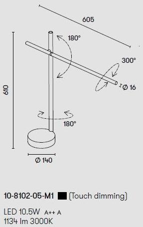 Grok Настольная лампа из металла Tubs sun-id-1507107 - Вид №6