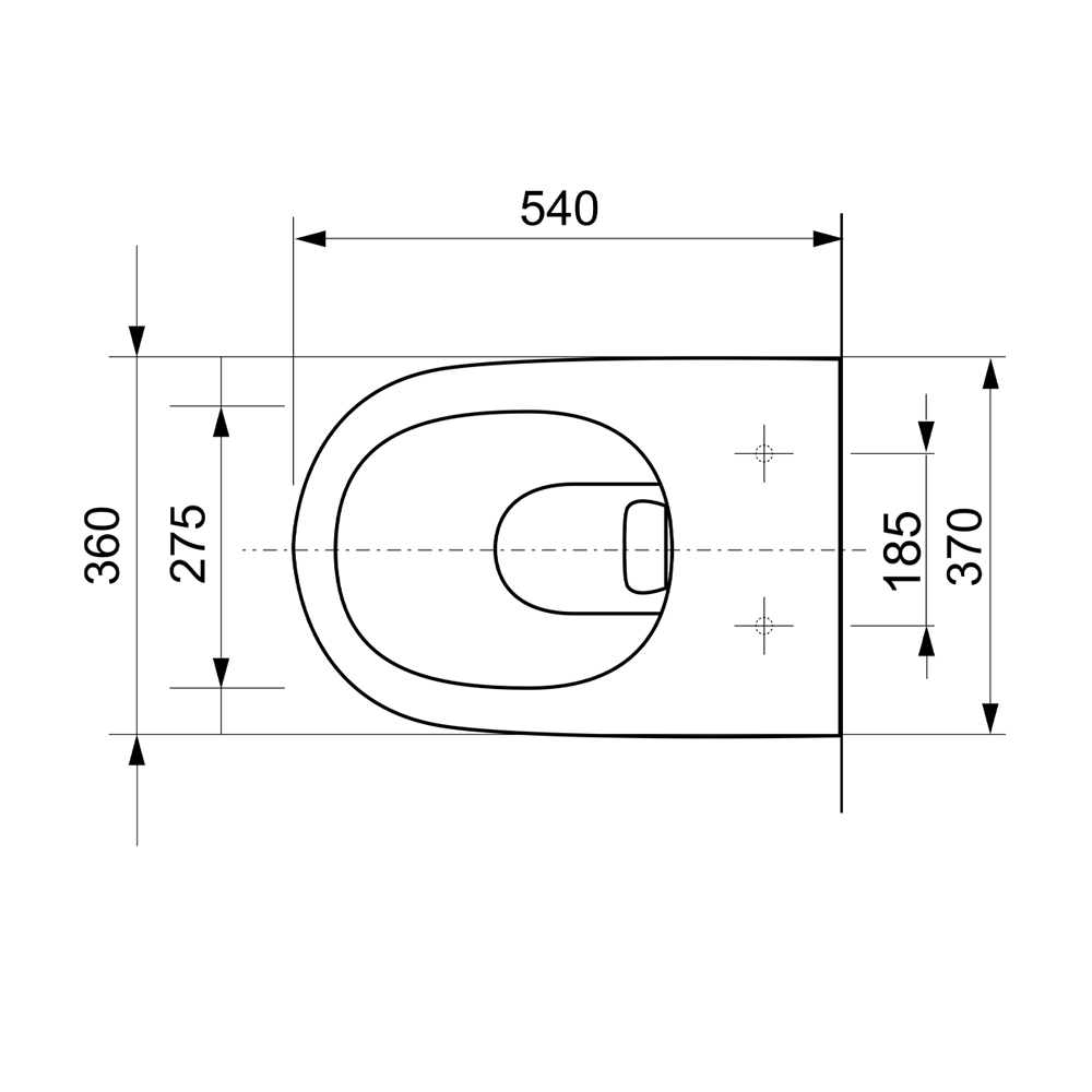 K440407.WCD Комплекты из инсталляций, панелей смыва и унитазов Duravit D-Neo Tece  - Вид №8