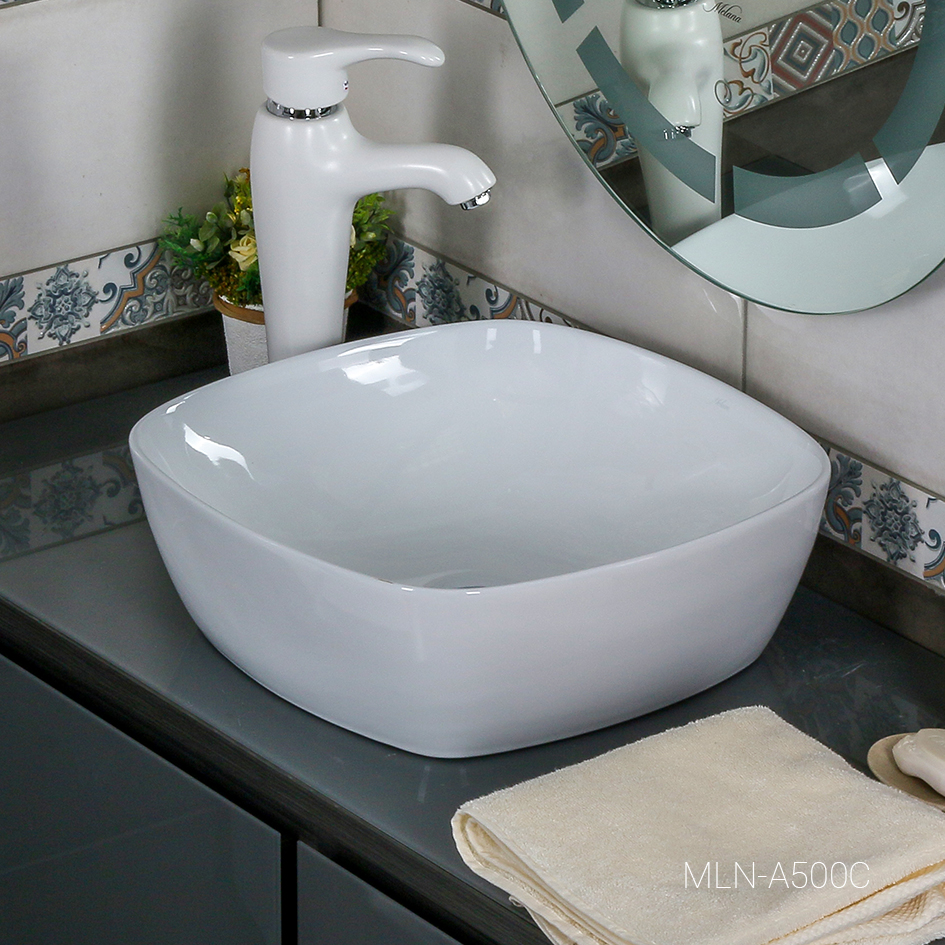 Накладная раковина melana mln-a500c A500C-805 - Вид №1