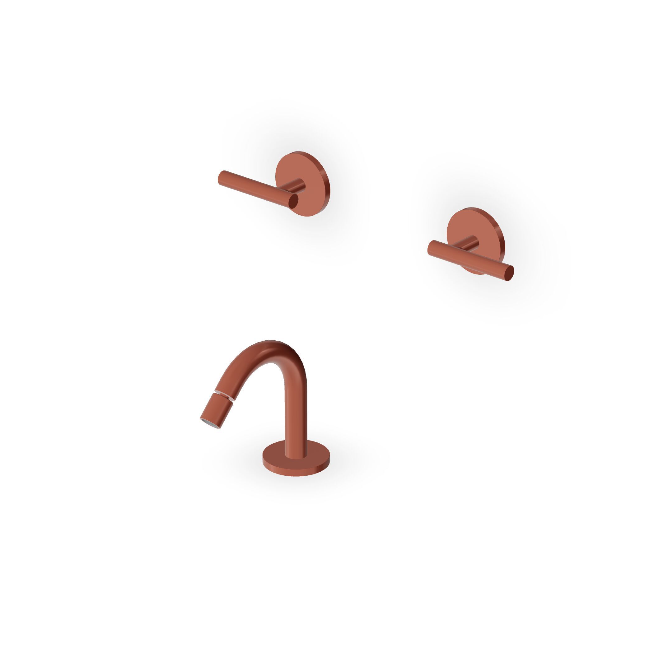 Смеситель для биде с 3 отверстиями и ограничителем расхода Zucchetti Pan S ARCH-00039679 - Вид №2