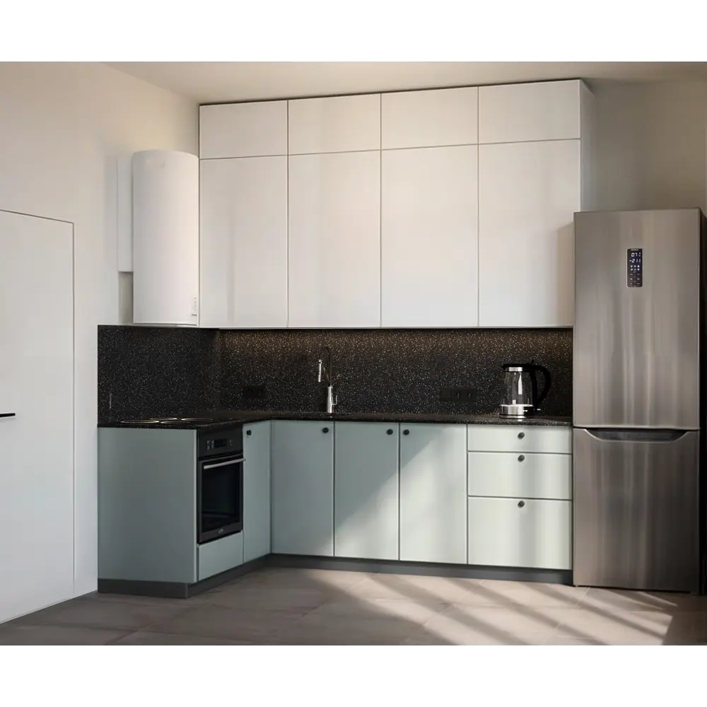 Мебельная ручка-кнопка KONSENSA Аян 28 мм матовая черная STLM-2118336 - Вид №8