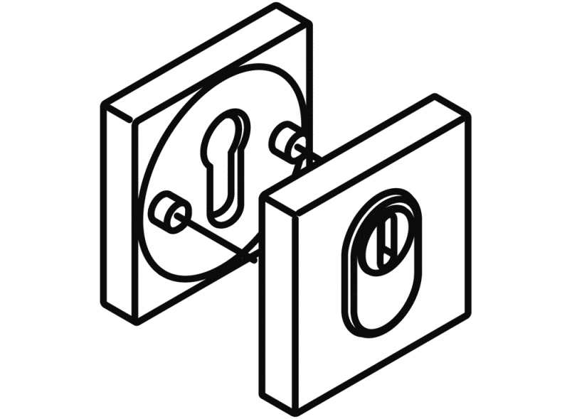 308XPESZRC Защитная розетка с крышкой цилиндра HEWI System 100 | Edelstahl  - Вид №2