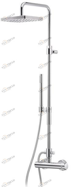 rvb Настенная душевая стойка с ручным душем с верхним душем Polo club 4541.--.32