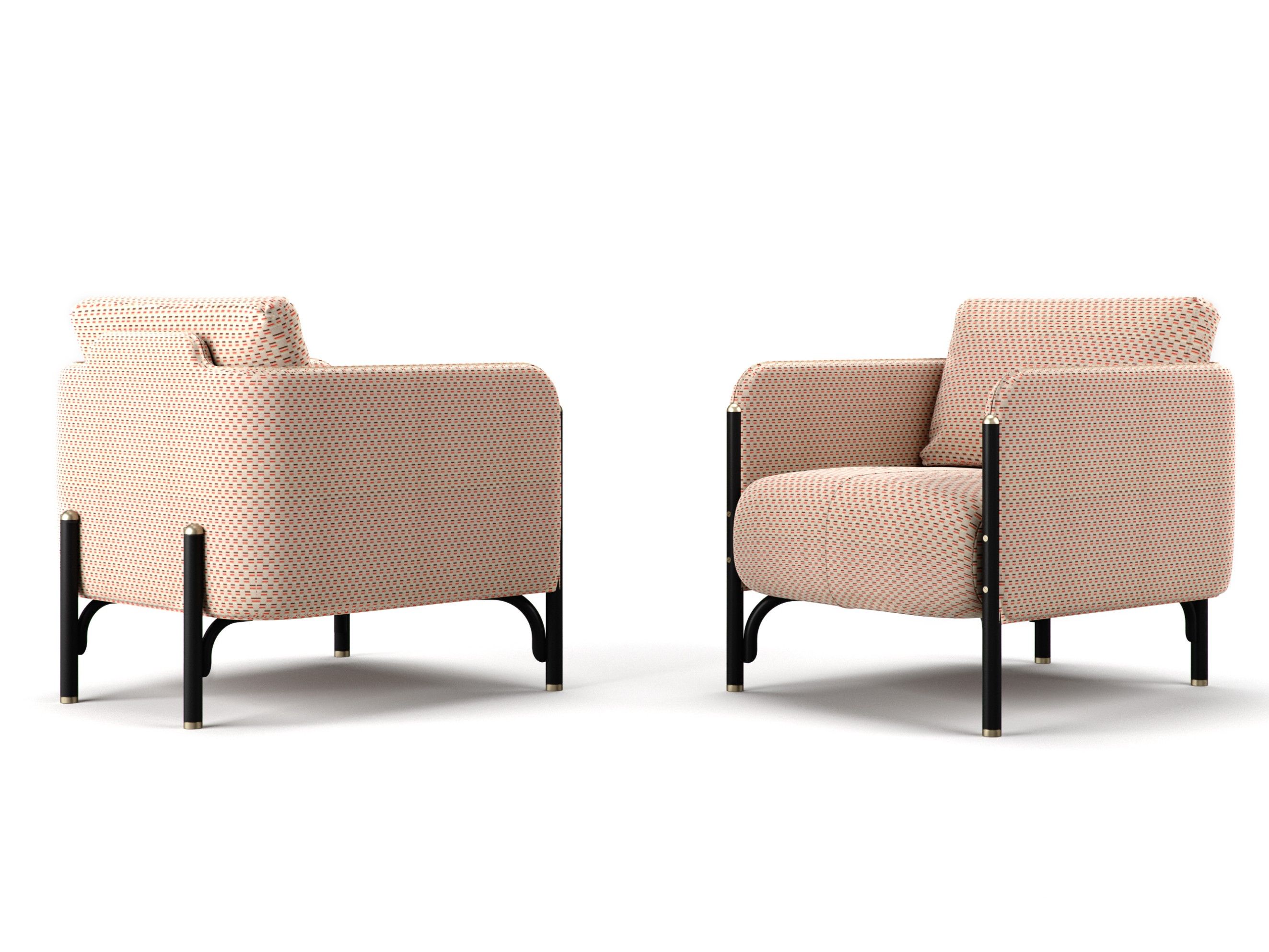 Тканевое кресло с подлокотниками Wiener GTV Design Jannis ARCH-00032556 - Вид №2