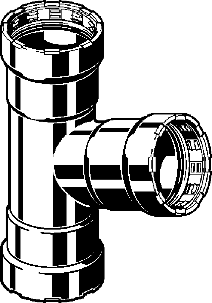 Viega Тройник Megapress S 4318 (770198) 770 198 - Вид №1