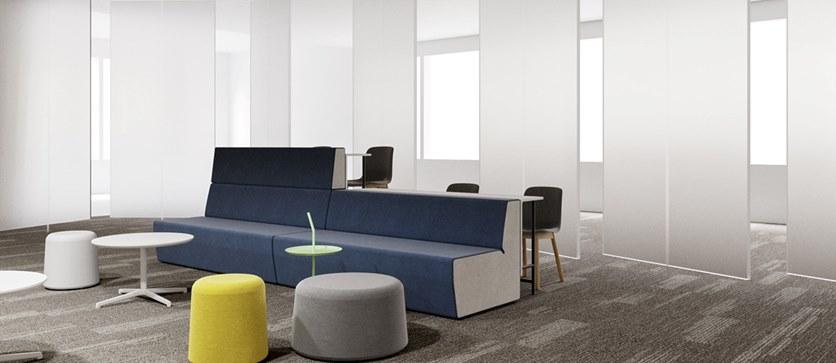 Grado Design 2-местный тканевый диван со столешницей Modo Mod-sf-2st - Вид №1