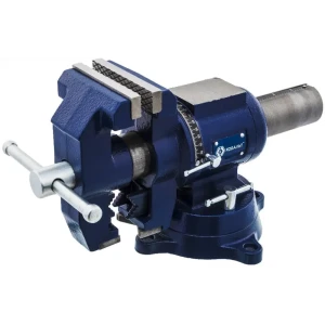 Тиски слесарные настольные Кобальт с поворотным механизмом 89374101