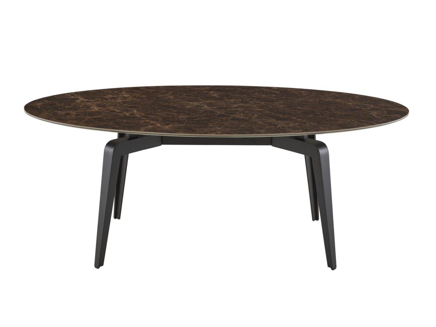 Круглый стол с мраморной керамогранитной столешницей Ligne Roset ODESSA ARCH-00038396 - Вид №1