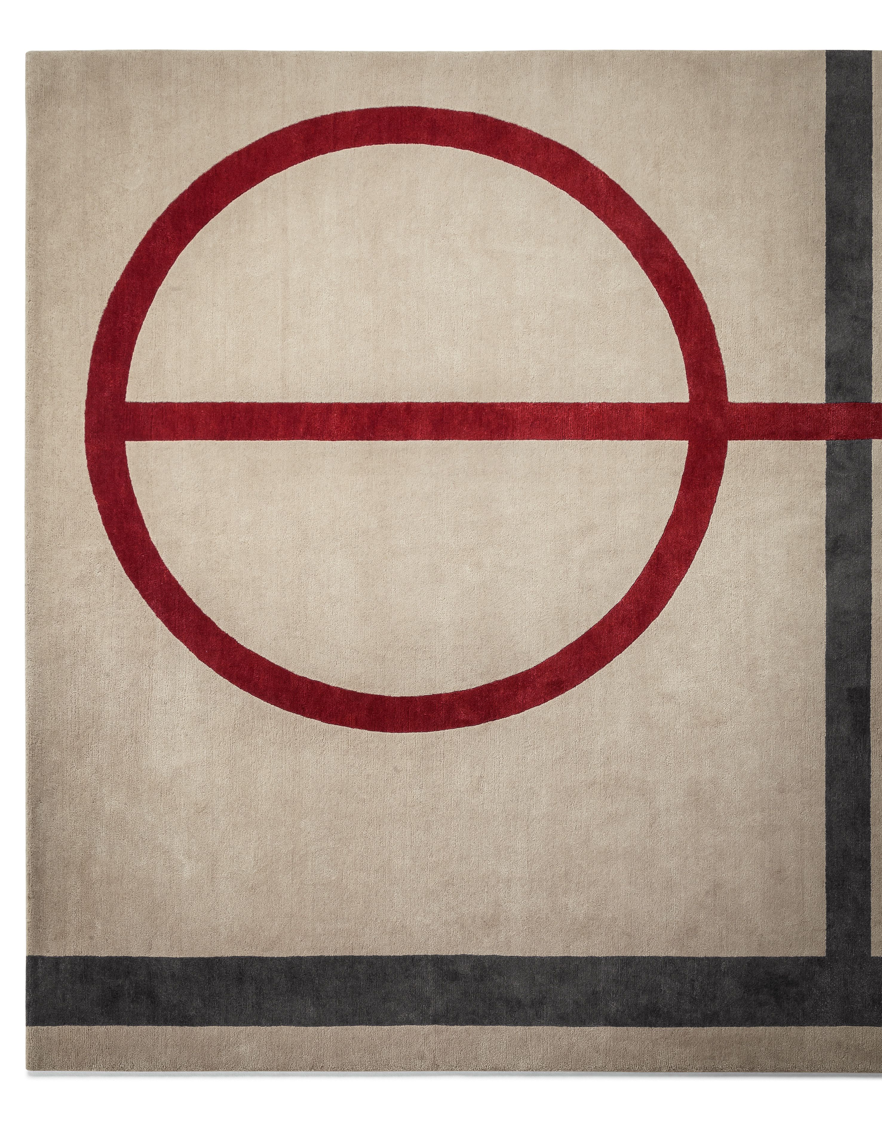 Прямоугольный ковер ручной работы Poltrona Frau коллекция-мебель и аксессуары ARCH-00039759 - Вид №3