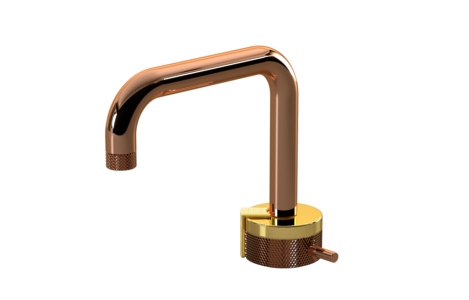 E-11500-R1AU-L2BAU-RG Однорычажный прогрессивный смеситель для раковины - излив 15,3см GRAFF MOD+