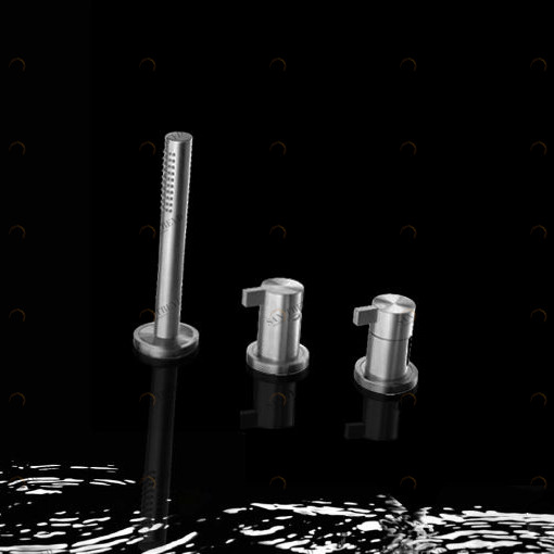 Смеситель набортный для ванны KITTXQV3T_IXS Geda Nextage Toox без излива KITTXQV3TIXS