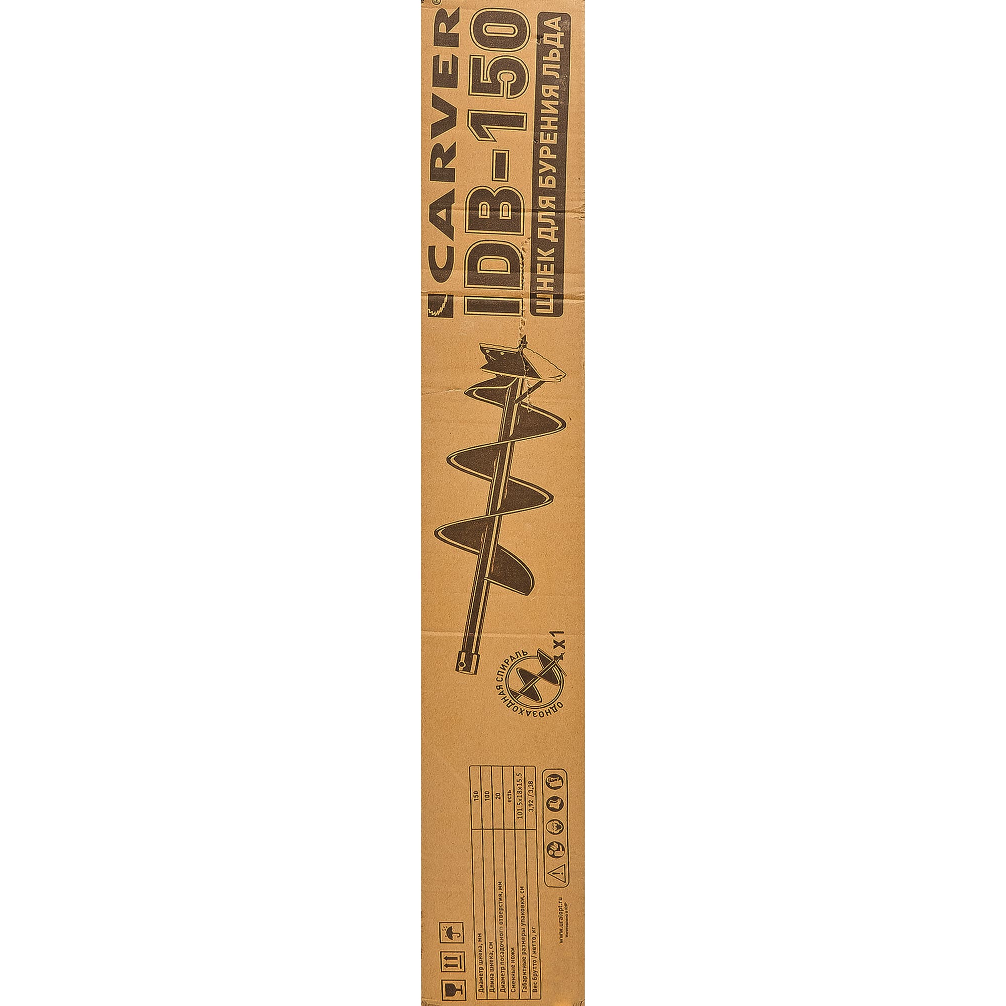 82539921 Шнек для льда Carver IDB-150 100 см диаметр 20 мм Santreyd  - Вид №3