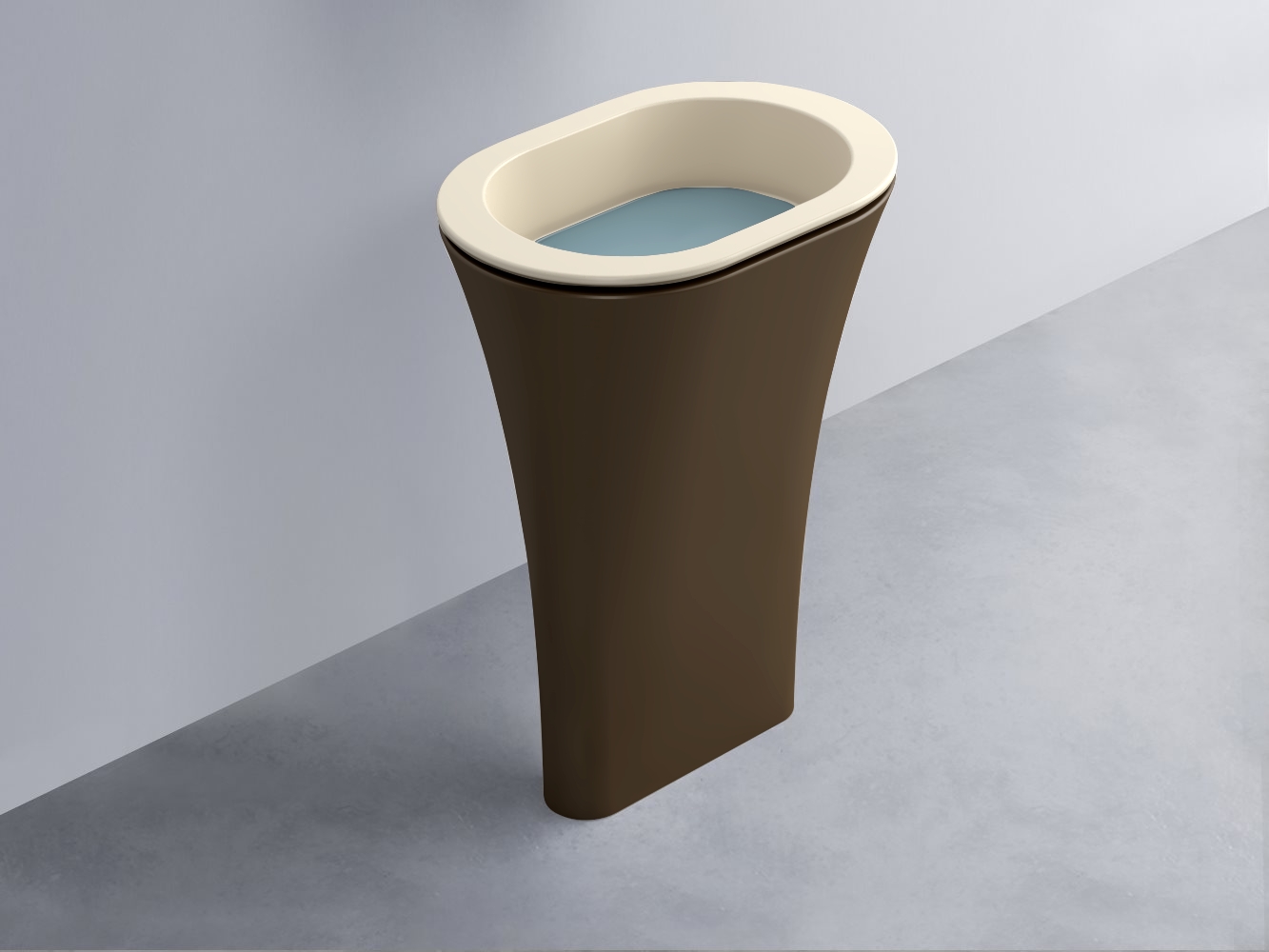 AMLA65-LN+AMPILO-PL+AMCOLO-CA Раковина Amedeo Ovale отдельностоящая cielo Enjoy + Amedeo Ceramica Cielo