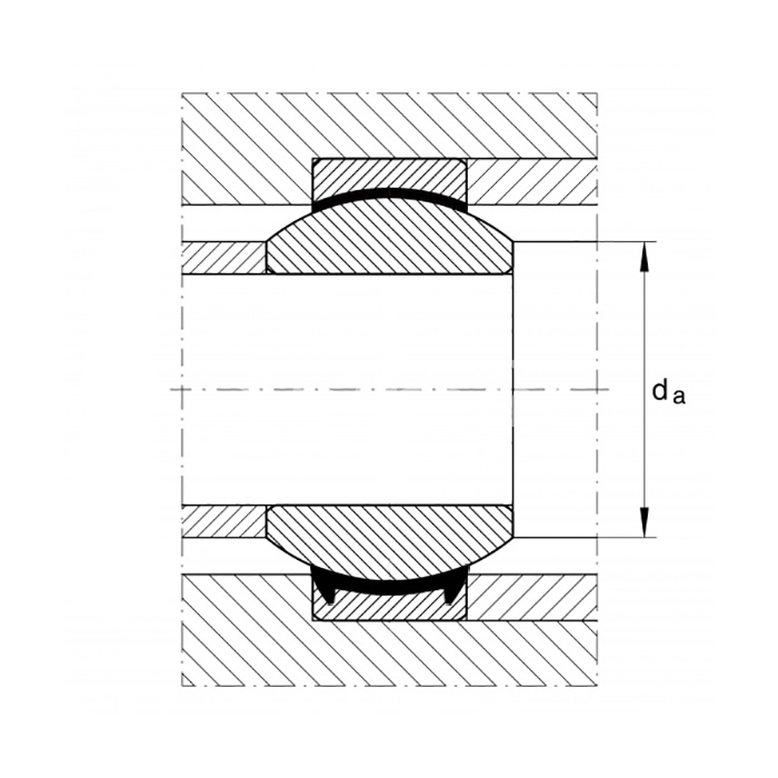 IS1797 Подшипник GE4 C ISKRA  - Вид №2