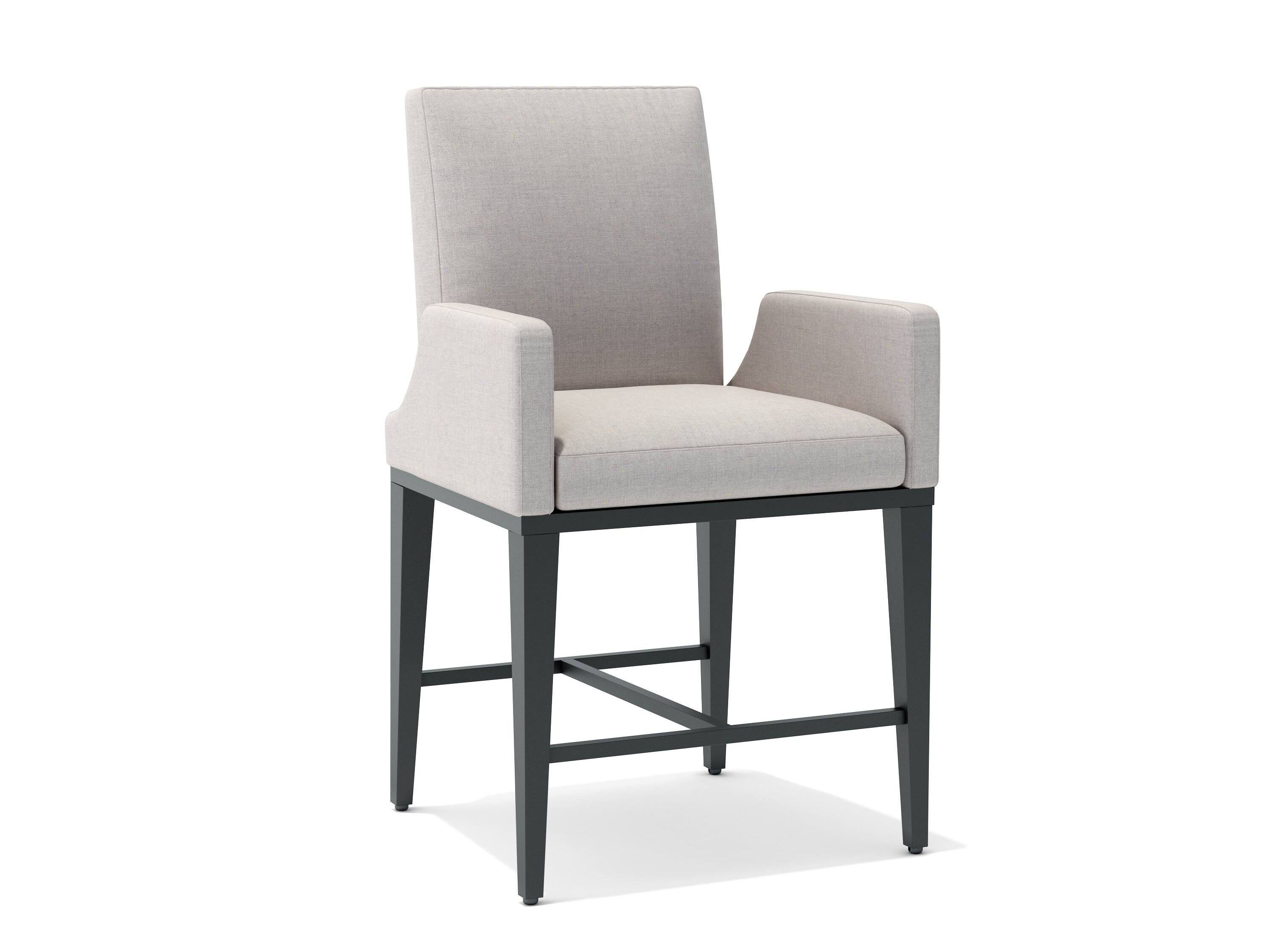 Тканевый мягкий садовый стул с подлокотниками Walters Varenna ARCH-00131229