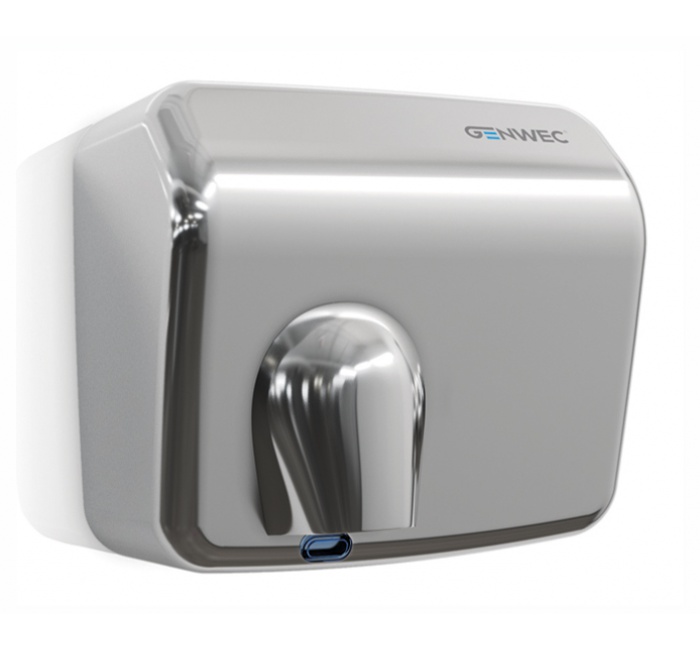 GW01 25 04 02 Genwec Автоматическая сушилка для рук из нержавеющей стали Classicflow  - Вид №1