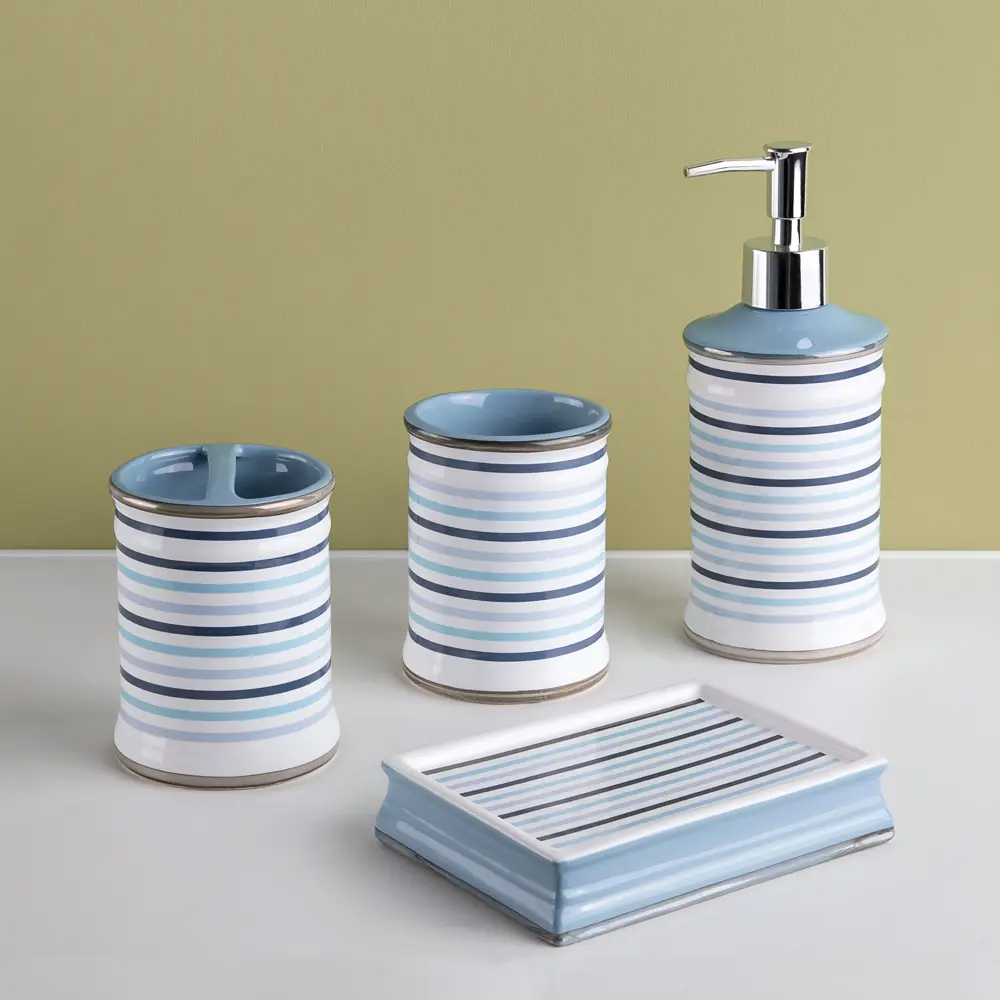 Мыльница настольная «Морская» керамика VERRAN Delmar STLM-2156351 - Вид №5