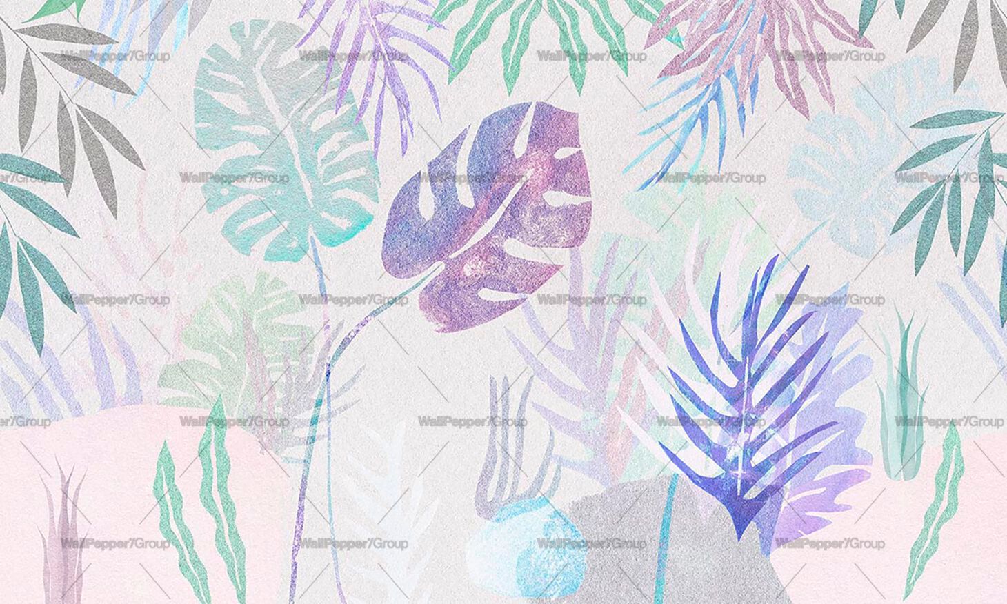 Тропические обои ПВХ бесплатно, экологически чистые, моющиеся WallPepper окружающая среда ARCH-00017988 - Вид №2