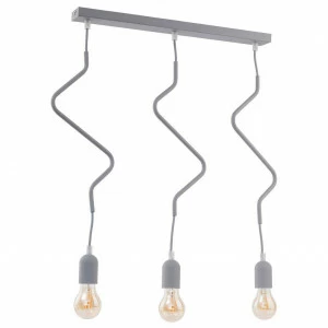 Подвесной светильник TK Lighting 2438 Zigzak TK LIGHTING ZIGZAK GRAY 196414 Серый