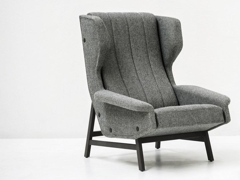 Tacchini Кресло из ткани с подлокотниками Giulia sun-id-1416521 - Вид №2