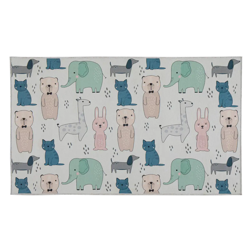 Santreyd Детский коврик с животными 60x100 см - уют и комфорт для малышей 89370092 STLM-1445970