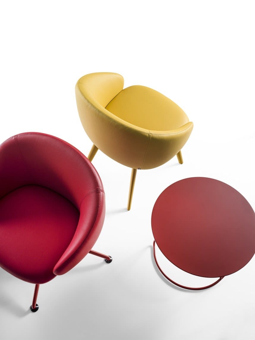 Спицевое вращающееся кресло с колесами Sesta Botero Mignon ARCH-00085722 - Вид №5