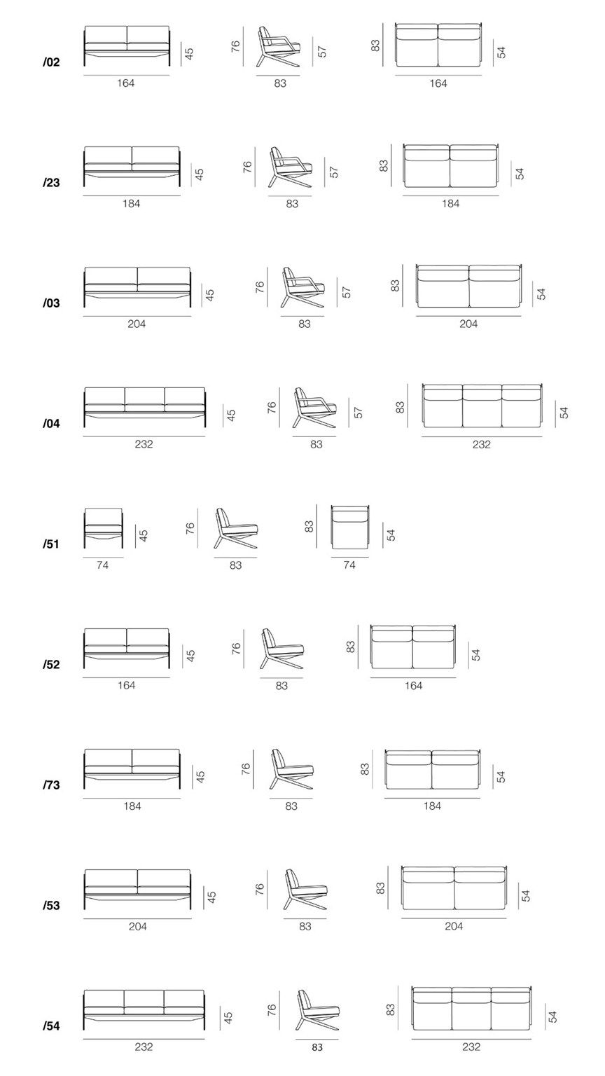 3-местный кожаный диван de Sede DS-60 ARCH-00124187 - Вид №1
