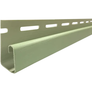 J-Профиль для сайдинга MONLID цвет зеленый