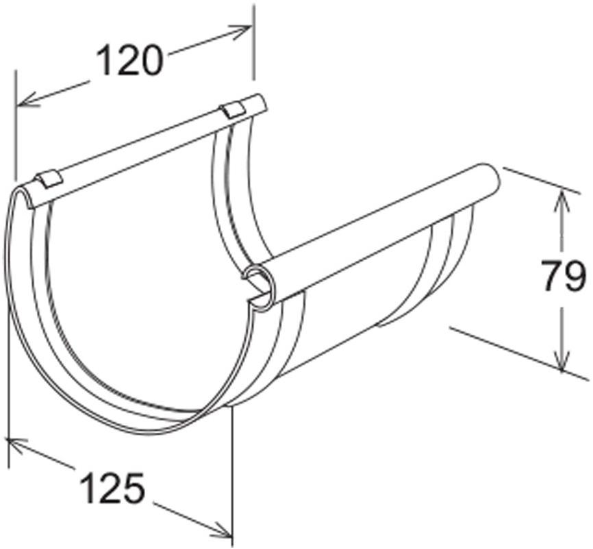 First Corporation Простое двухсистемное соединение без прокладки First plast Gn125m - Вид №1