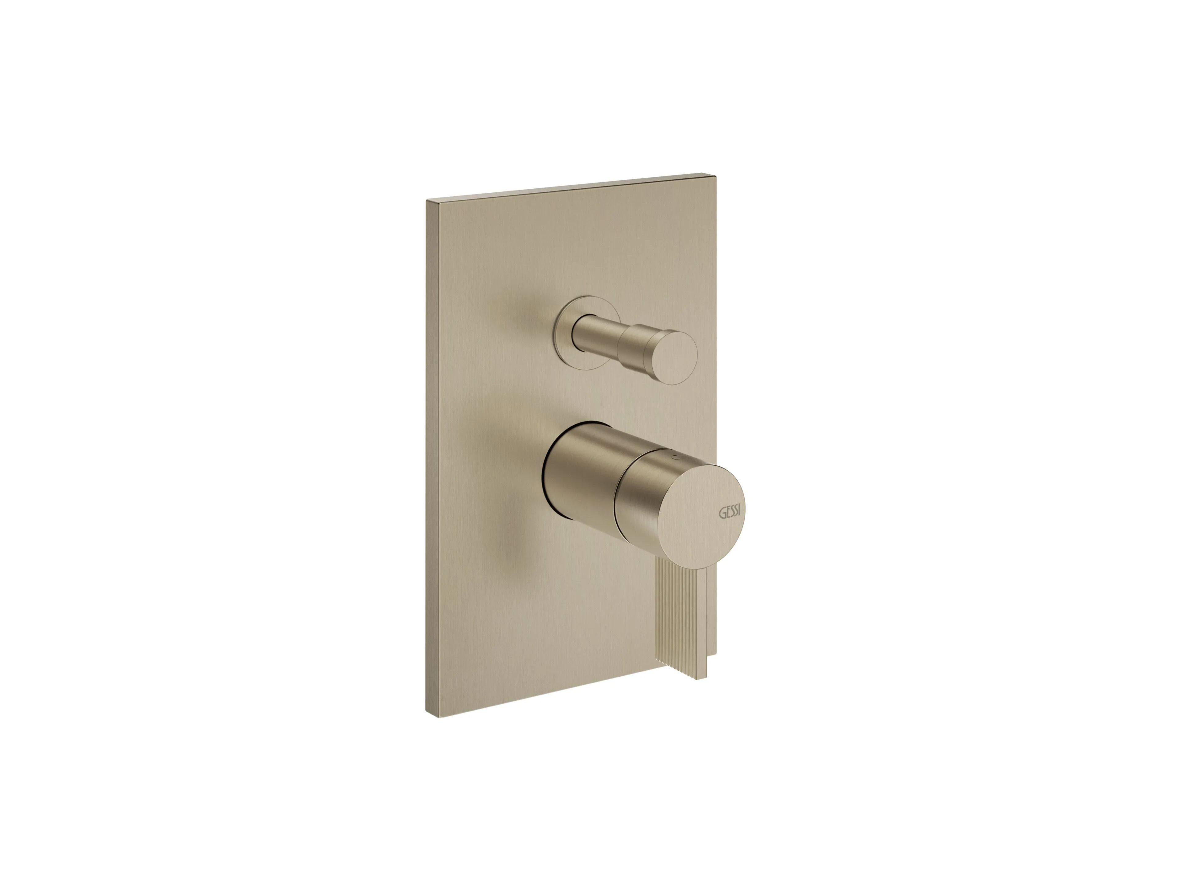 Хромированный латунный смеситель для душа с переключателем Gessi реверс ARCH-00131205 - Вид №1