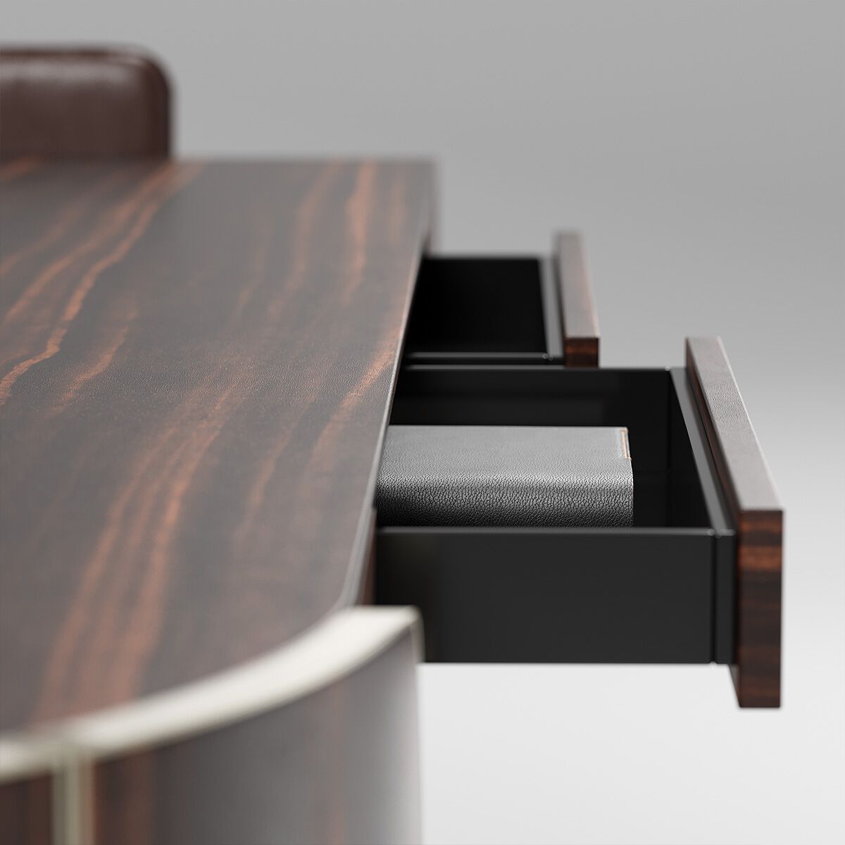 Кожаный стол с ящиками Capital Collection Duna ARCH-00048606 - Вид №5