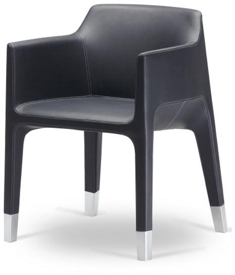 Plank Кожаное кресло с подлокотниками Mon ami 1900-12 - Вид №1