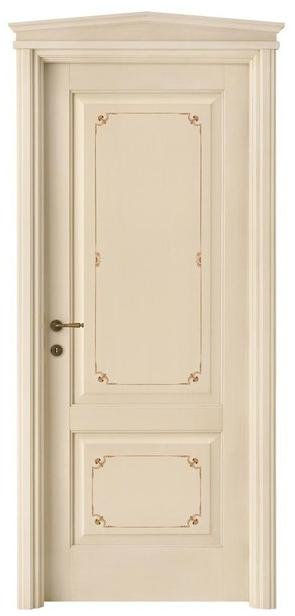 LEGNOFORM Лакированная дверь из массива дерева с декором Veneziana sun-id-1363202 - Вид №1