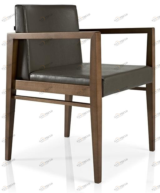 JMS Кожаное кресло с подлокотниками Serena M 53