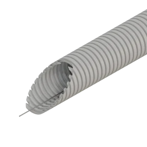 Труба гофрированная Экопласт HFFR D50 мм 15 м цвет серый