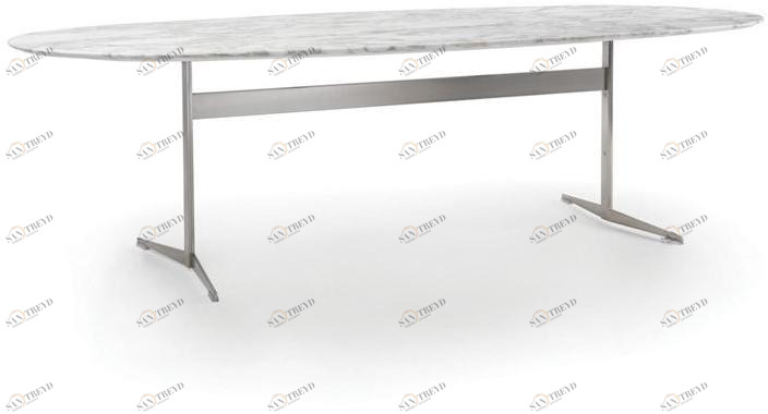 Flexform Овальный обеденный стол из мрамора Fly sun-id-1423287