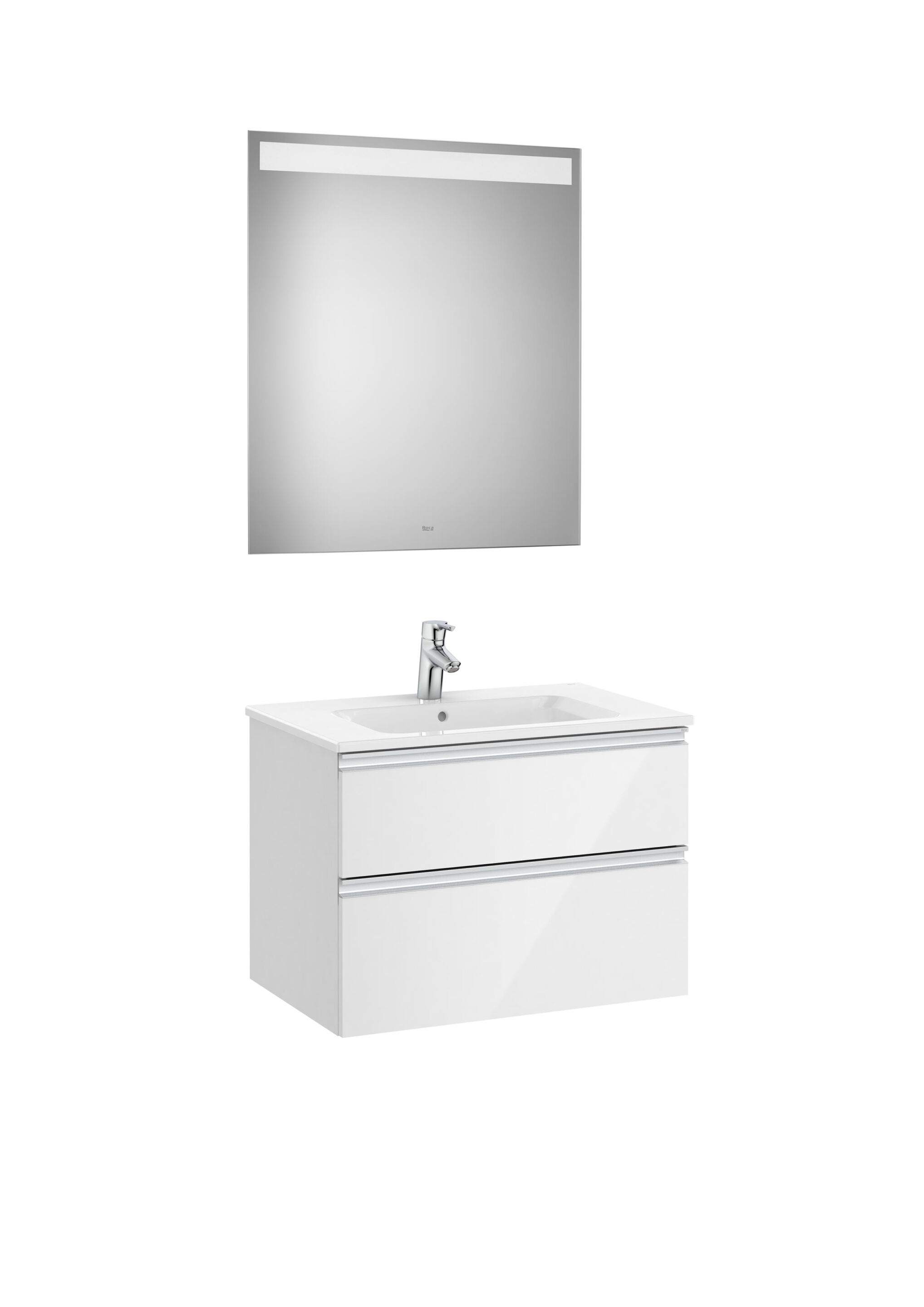 Деревянный умывальник с зеркалом и встроенной раковиной Roca UNIK A8515 / A8518 ARCH-00035896 - Вид №10