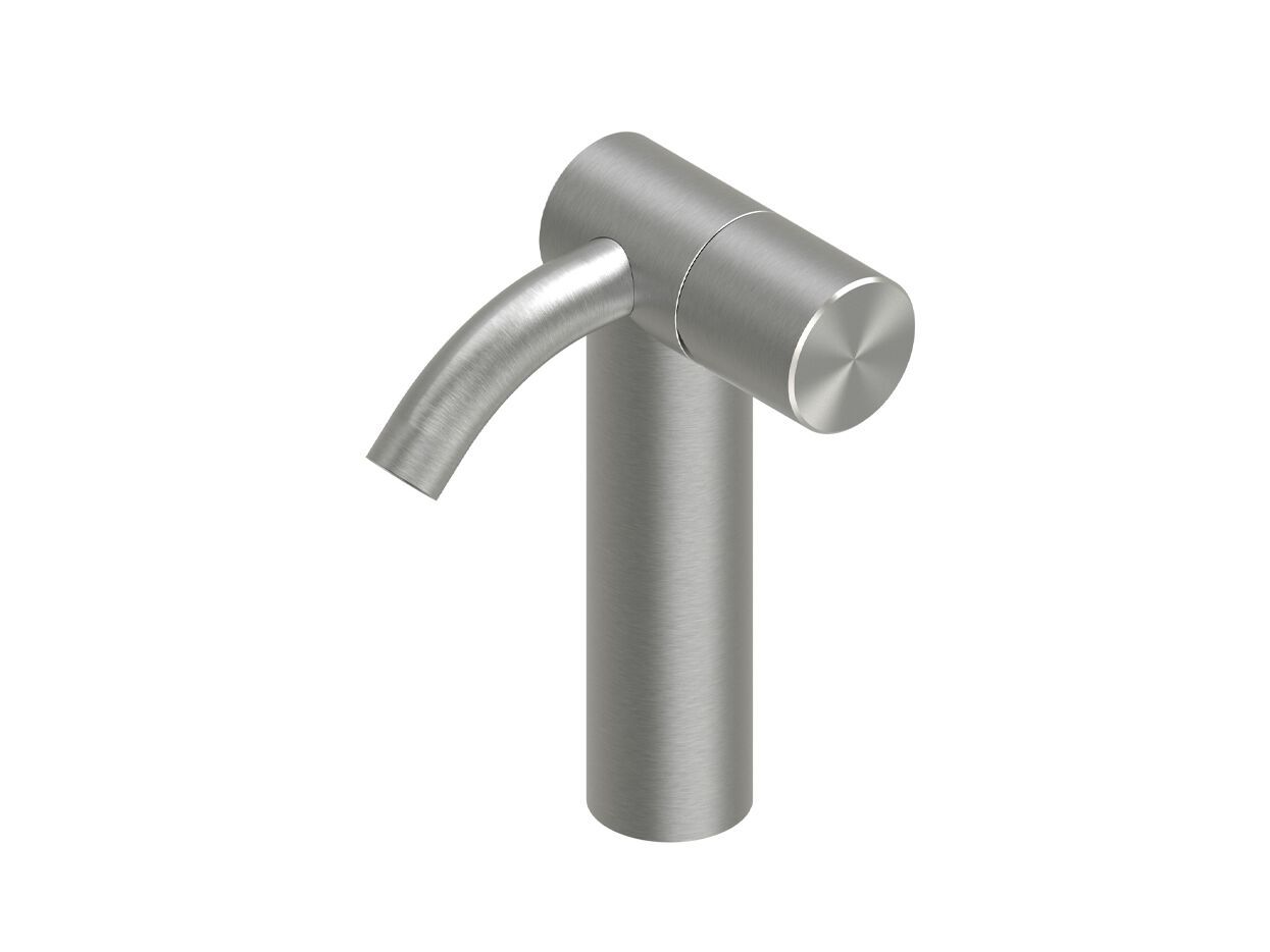 Смеситель для раковины с одним отверстием из нержавеющей стали Quadrodesign Hum ARCH-00139626