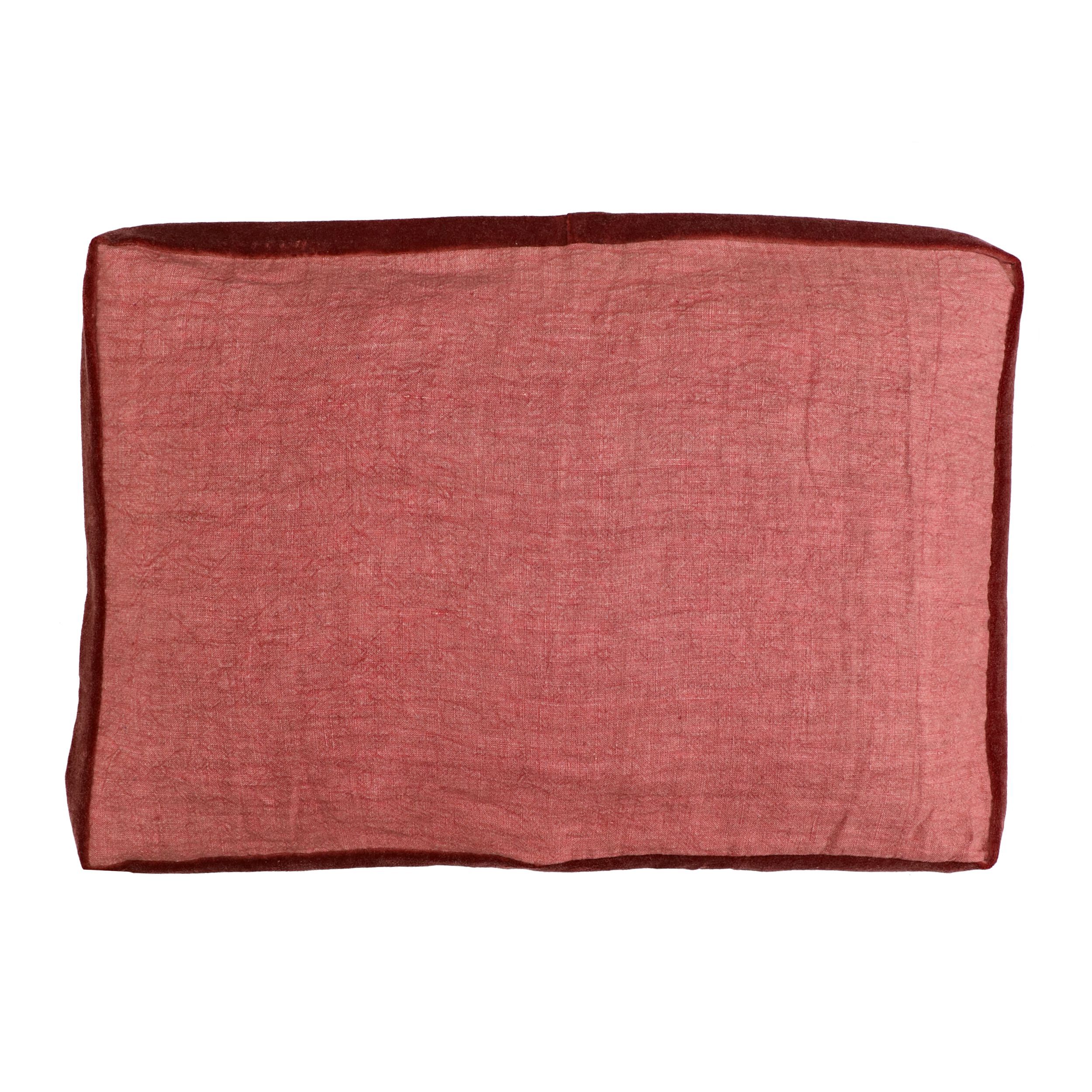 Подушка из льна и хлопка POMAX ALPHA BORDERS ARCH-00067739 - Вид №3