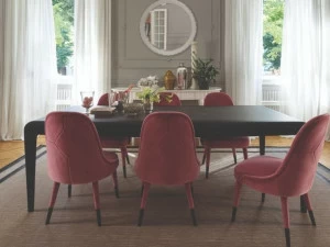 Prestige Прямоугольный стол для гостиной из бука Dama Cvf044