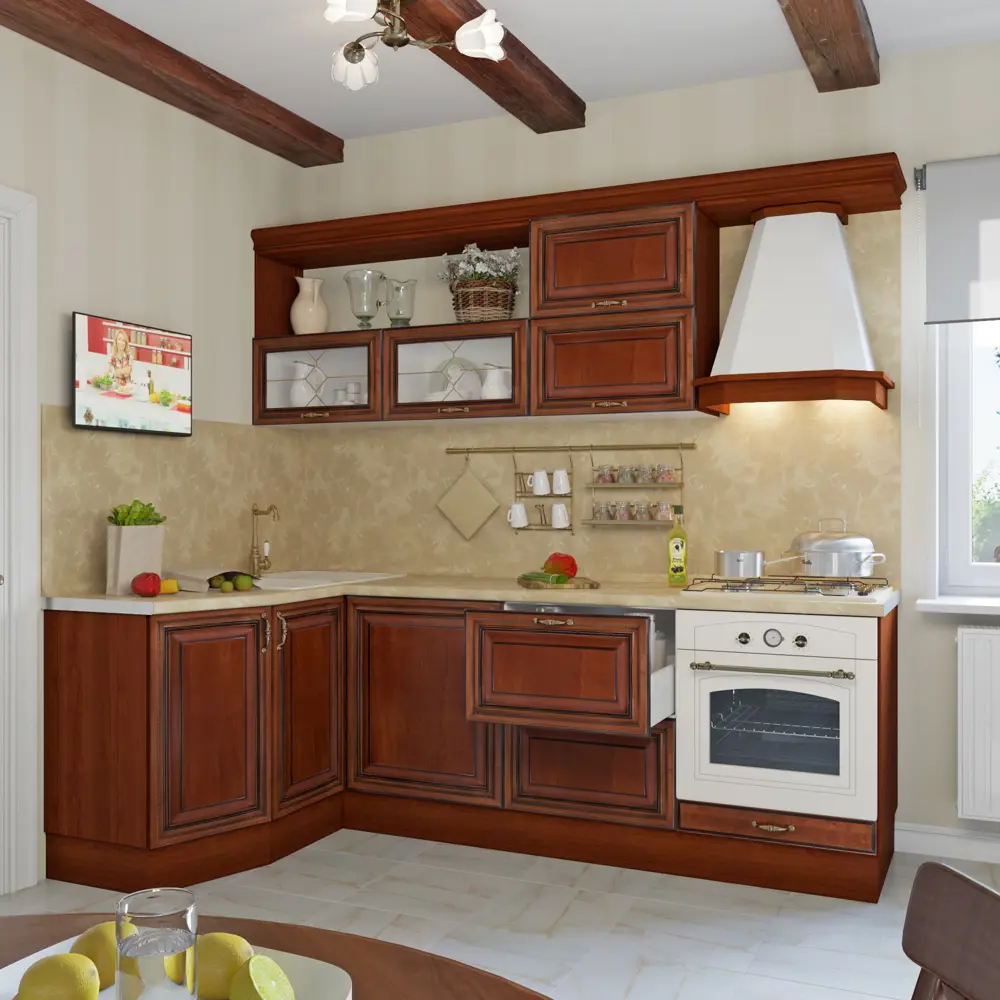 Дверь для шкафа Delinia «Прованс» 33x70 см, массив ясеня, цвет бежевый STLM-2172177 - Вид №2