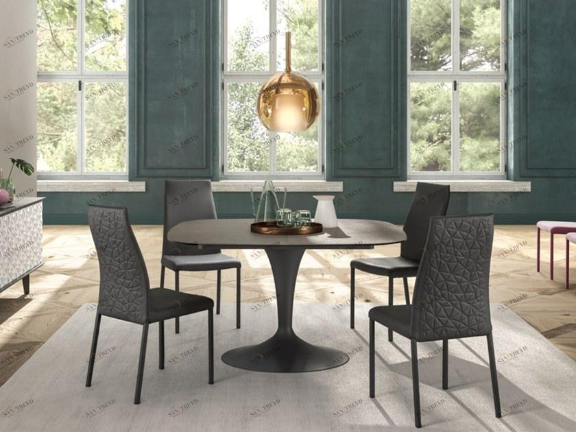 Ozzio Italia Раздвижной квадратный хрустальный стол  T312 