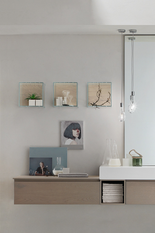 Pensili in legno Arcombagno Collezione vasche da bango Навесные шкафы и колонки STISR181 - Вид №11